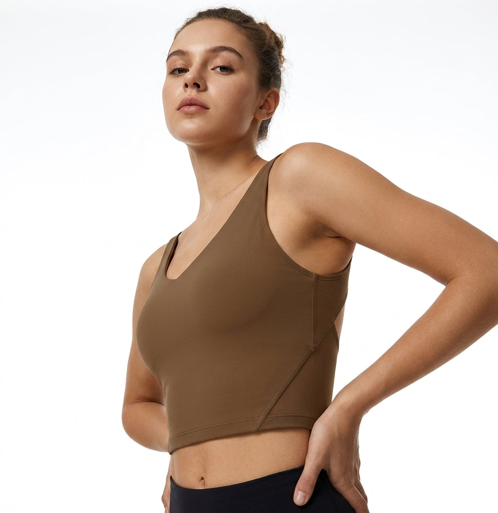 Women's U-Neck Yoga Sports Bra