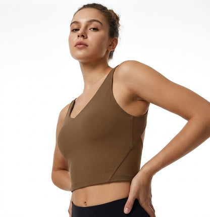 Women's U-Neck Yoga Sports Bra