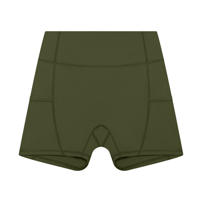 Capri High Rise Yoga Shorts