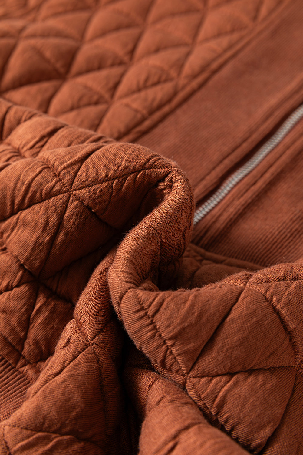 Textured Half-Zip Pullover