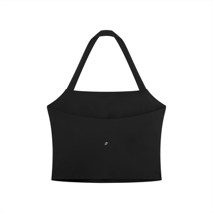 Women's Halter Crop Sports Bra