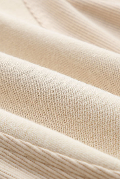 Stand Collar Fleece Sweatshirt