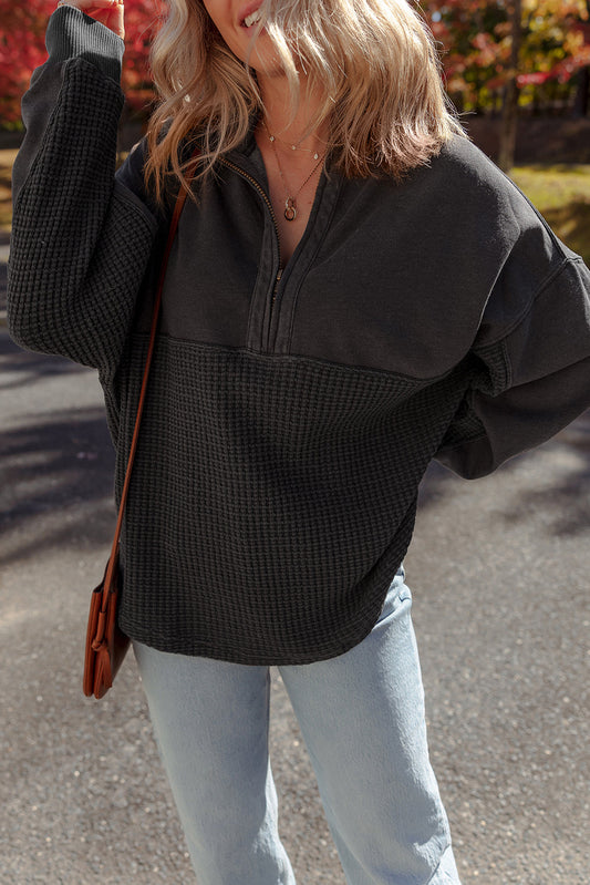 Half-Zip Knit Pullover