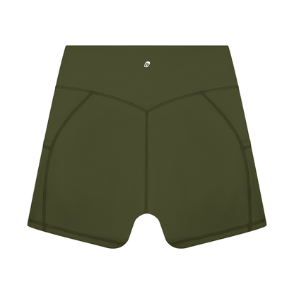 Capri High Rise Yoga Shorts