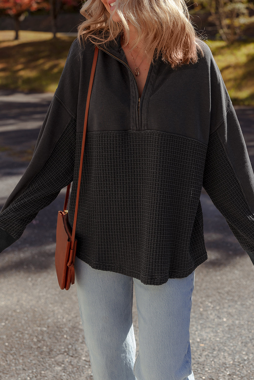 Half-Zip Knit Pullover