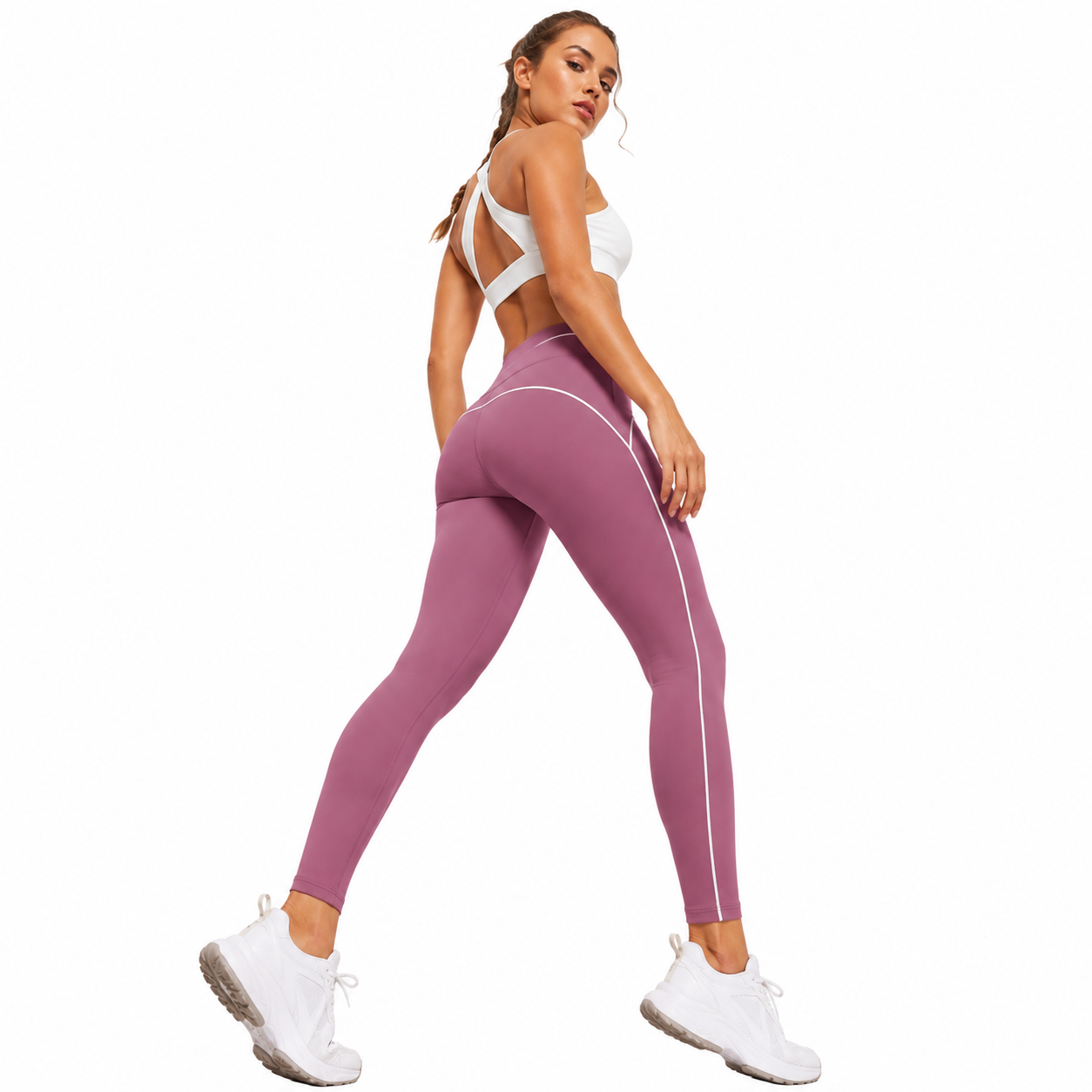 Women's High Rise Topstitching Leggings