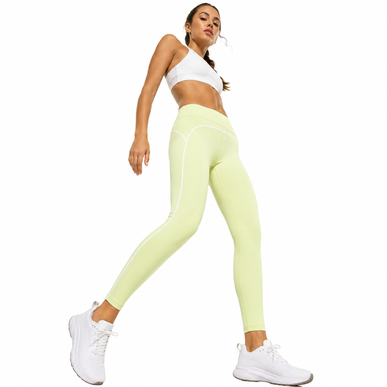 Women's High Rise Topstitching Leggings
