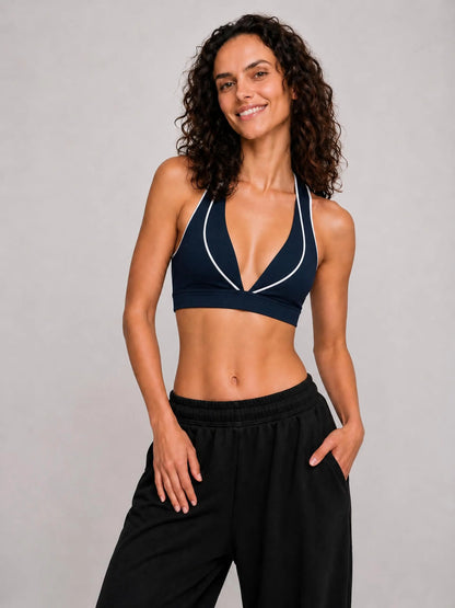 Vera Halter Neck Yoga Sports Bra