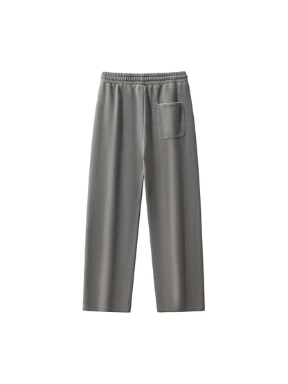 Frayed Enzyme Washed Fleece Sweatpants