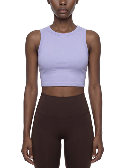 Women's Tight Crewneck Crop Tank Top