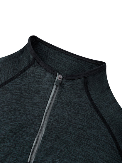 Men's Quarter-Zip Raglan Training T-Shirt