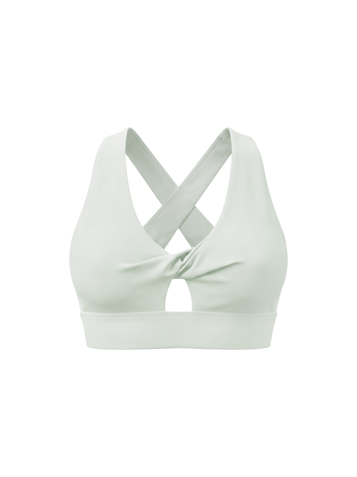 Women's Twist Front V-Neck Sports Bra