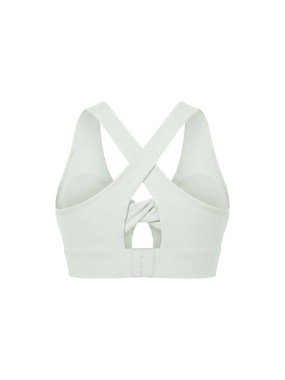 Women's Twist Front V-Neck Sports Bra