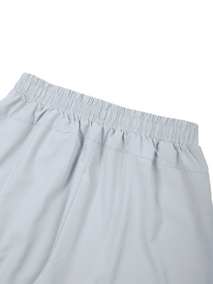 Men’s Solid Elastic Waist Shorts