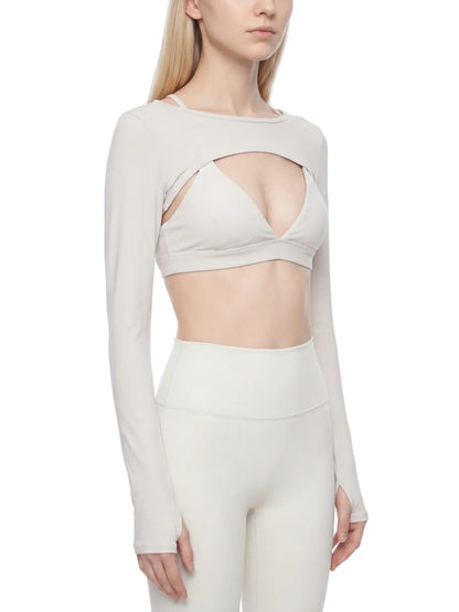 Women’s Cutout Long Sleeve Yoga Shrug