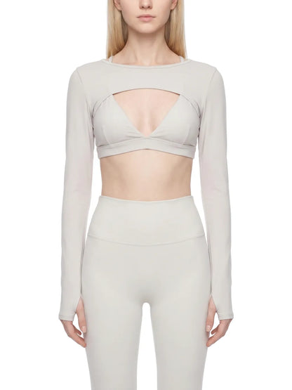 Women’s Cutout Long Sleeve Yoga Shrug