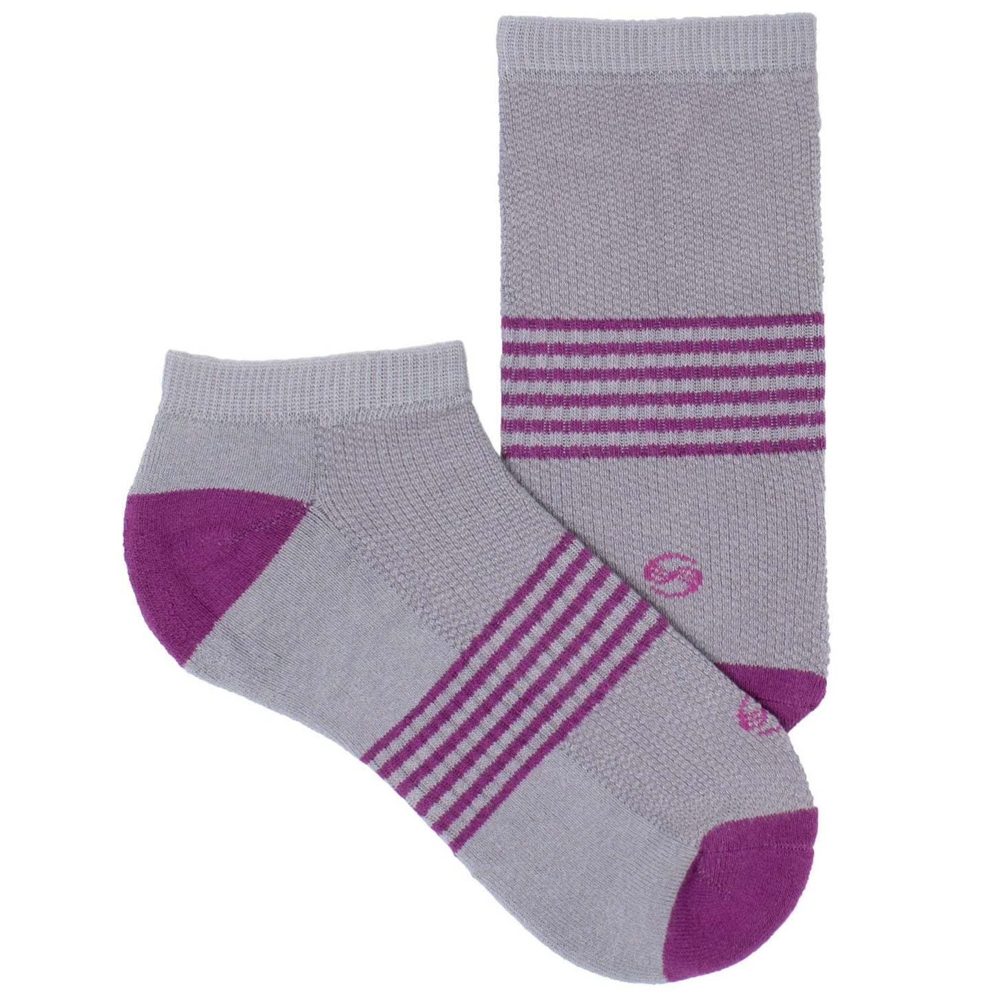 Striped No Show Performance Sock - 3 Pack